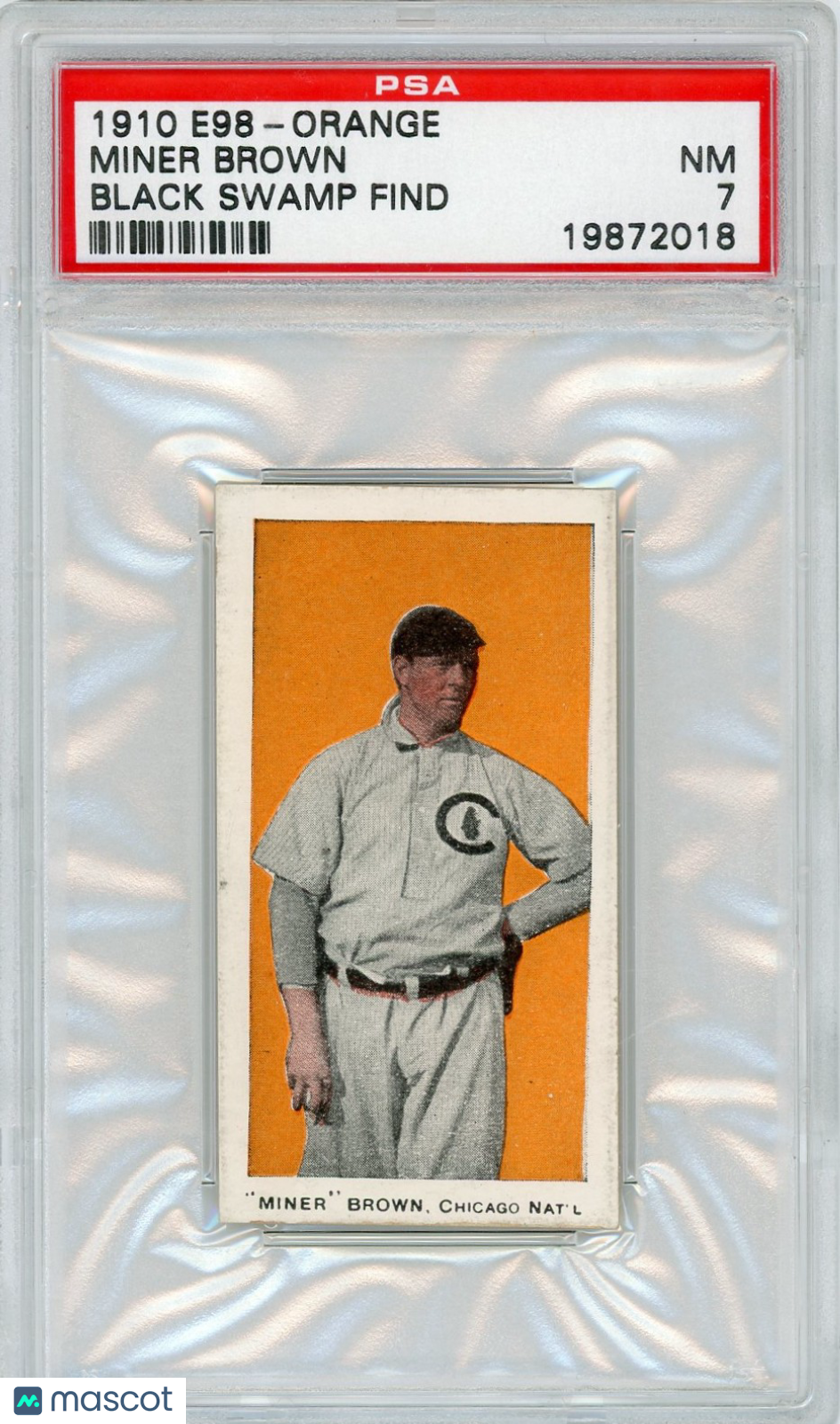 1910 E98 Set Of 30 Miner Brown Black Swamp Find PSA 7