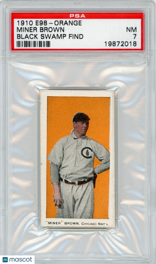 1910 E98 Set Of 30 Miner Brown Black Swamp Find PSA 7