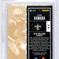 2017 Panini Contenders Optic Alvin Kamara #113 BGS 9 Rookie Auto 8