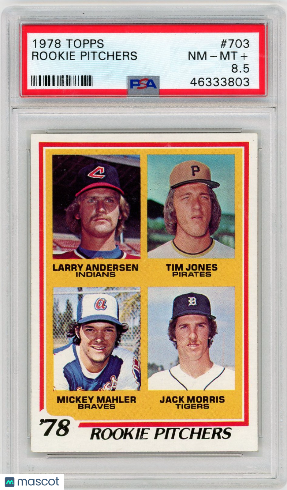 1978 Topps Rookie Pitchers #703 PSA 8.5