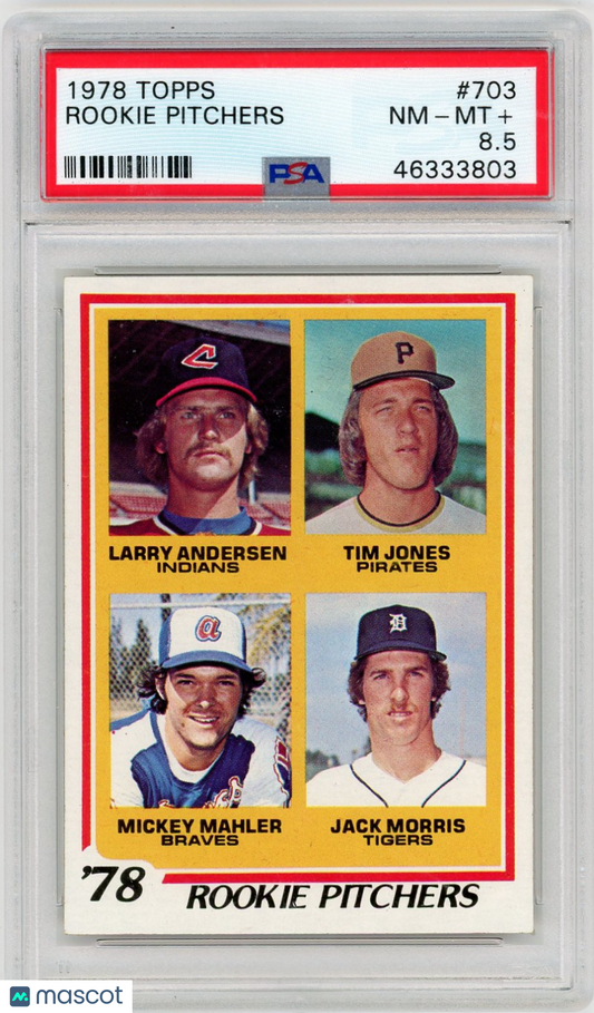 1978 Topps Rookie Pitchers #703 PSA 8.5
