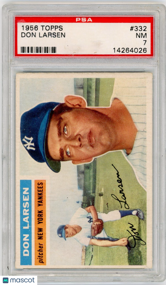 1956 Topps Don Larsen #332 PSA 7