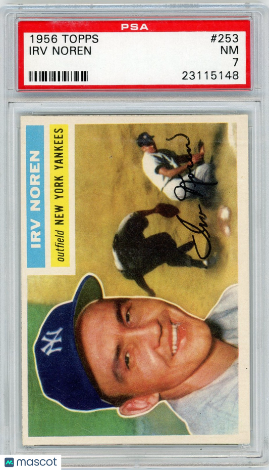 1956 Topps Irv Noren #253 PSA 7