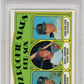 1972 Topps Red Sox Rookies #79 Garman Cooper Fisk PSA 8