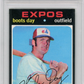 1971 Topps Boots Day #42 Stadium Lights Behind Ear PSA 8