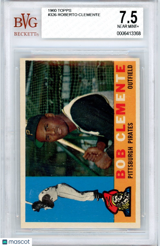 1960 Topps Roberto Clemente #326 BVG 7.5
