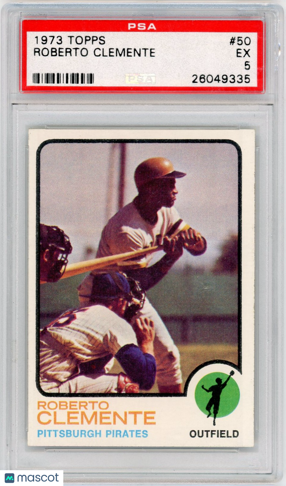 1973 Topps Roberto Clemente #50 PSA 5
