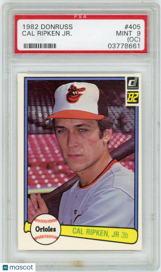 1982 Donruss Cal Ripken JR. #405 PSA 9 Oc