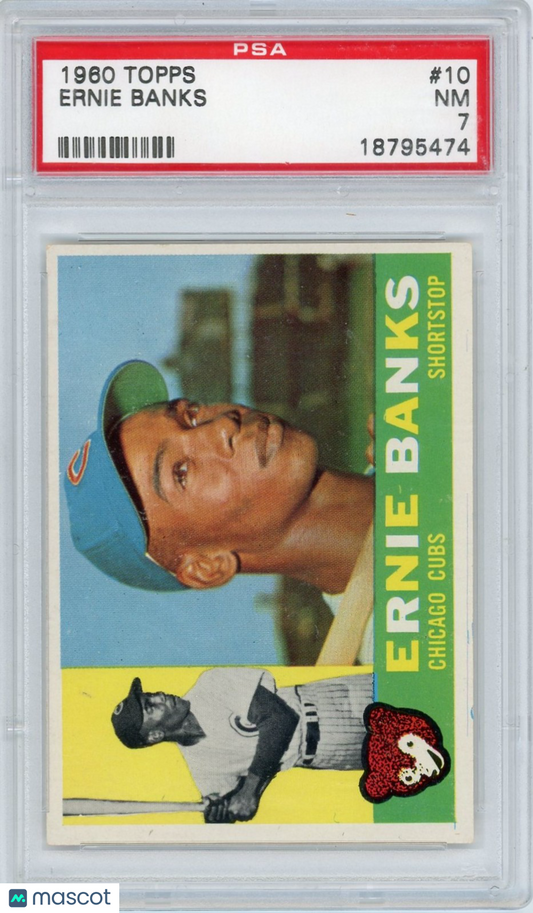 1960 Topps Ernie Banks #10 PSA 7