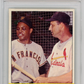 1963 Topps Pride Of N. L. #138 W. Mays S. Musial PSA 8