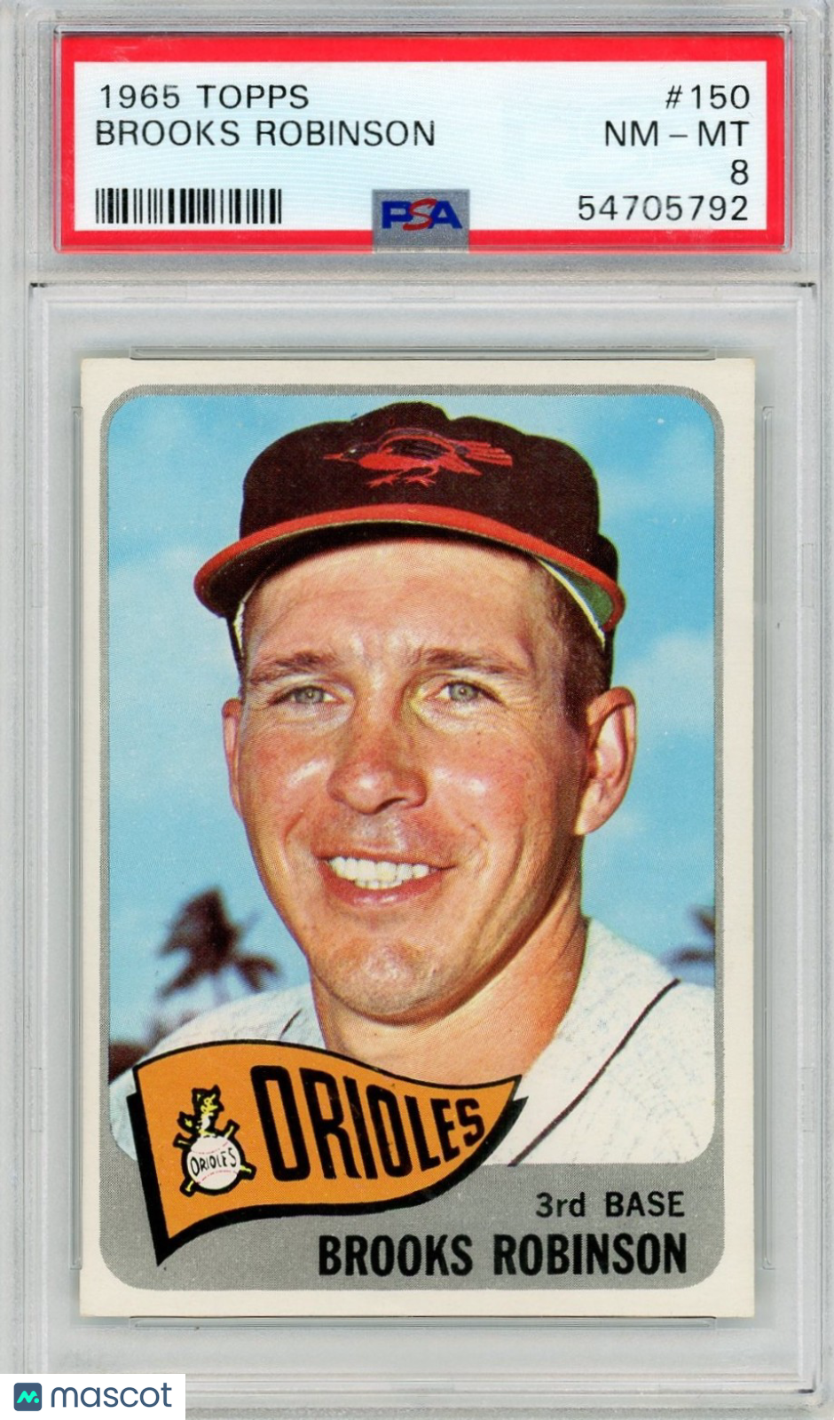 1965 Topps Brooks Robinson #150 PSA 8