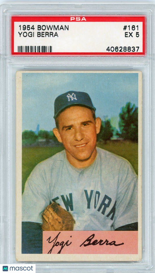 1954 Bowman Yogi Berra #161 PSA 5