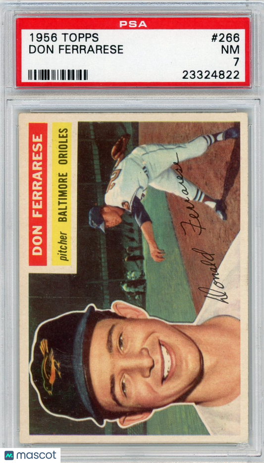 1956 Topps Don Ferrarese #266 PSA 7