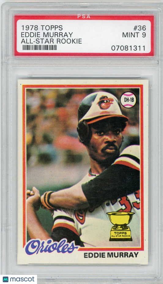 1978 Topps Eddie Murray #36 PSA 9