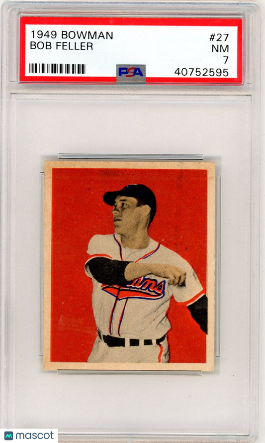 1949 Bowman Bob Feller #27 PSA 7