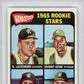 1965 Topps Athletics Rookies #526 PSA 8