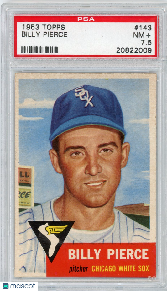 1953 Topps Billy Pierce #143 PSA 7.5