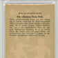 1961 Heinerle Pele Die Schwarze Perle PSA 4