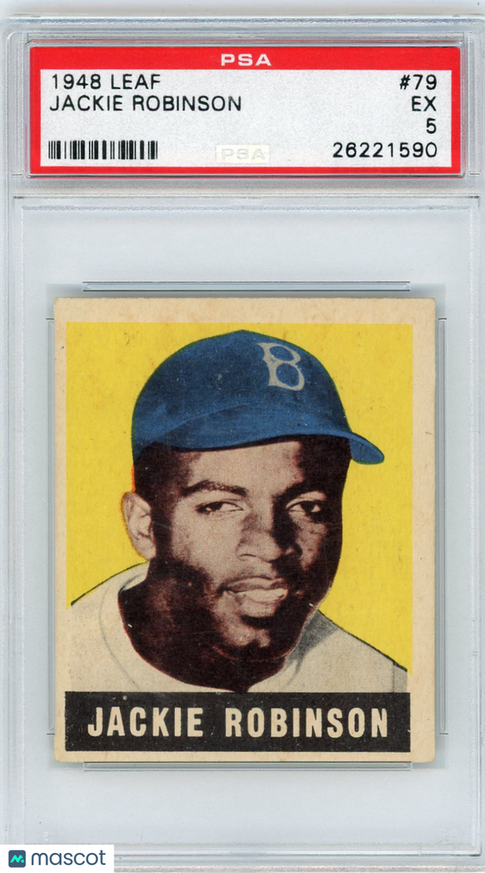 1948 Leaf Jackie Robinson #79 PSA 5