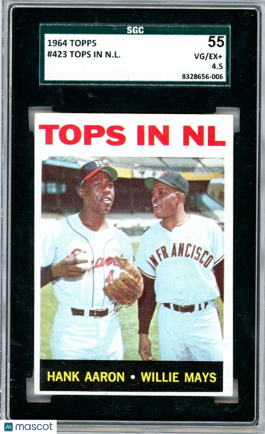 1964 Topps Tops In N. L. #423 SGC 4.5
