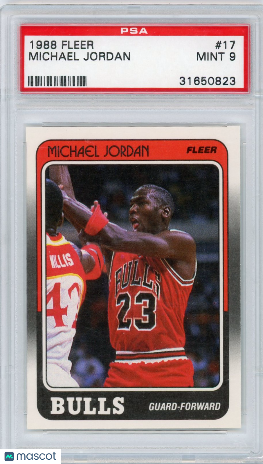 1988 Fleer Michael Jordan #17 PSA 9