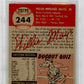 1953 Topps Willie Mays #244 BVG 6