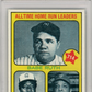1973 Topps All Time H. R. Ldrs. #1 B. Ruth H. Aaron W. Mays PSA 8