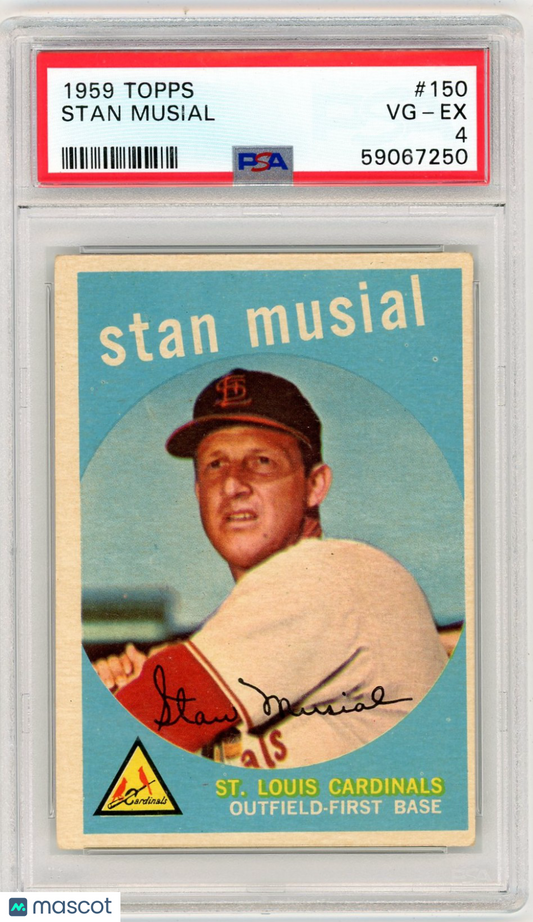 1959 Topps Stan Musial #150 PSA 4