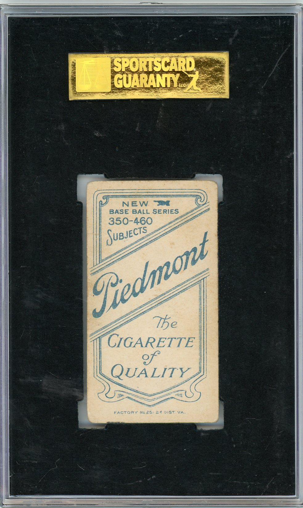 1911 Piedmont Cigarettes (T206) Hal Chase Holding Trophy SGC 2