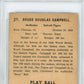 1941 Play Ball Bruce Campbell #37 PSA 5