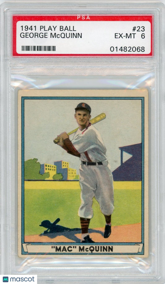 1941 Play Ball George Mcquinn #23 PSA 6