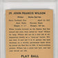 1941 Play Ball Jack Wilson #29 PSA 5