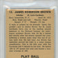 1941 Play Ball Jimmy Brown #12 PSA 5