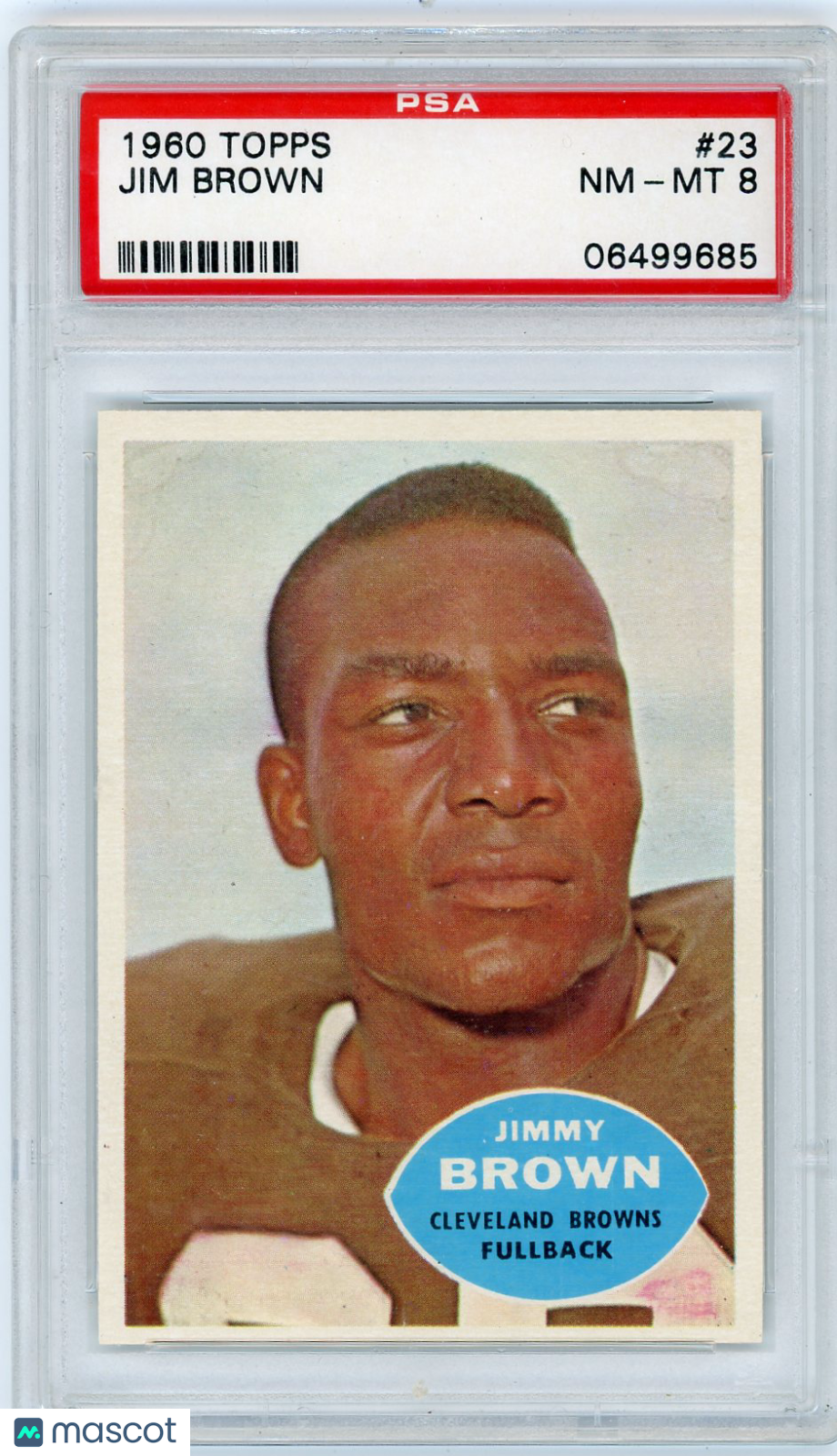 1960 Topps Jim Brown #23 PSA 8