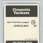 1982 Tcma Oneonta Yankees John Elway #13 PSA 8
