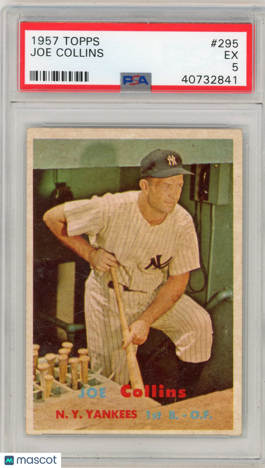 1957 Topps Joe Collins #295 PSA 5