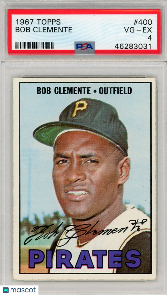 1967 Topps Bob Clemente #400 PSA 4