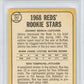 1968 Topps Reds Rookies #247 J. Bench R. Tompkins PSA 8
