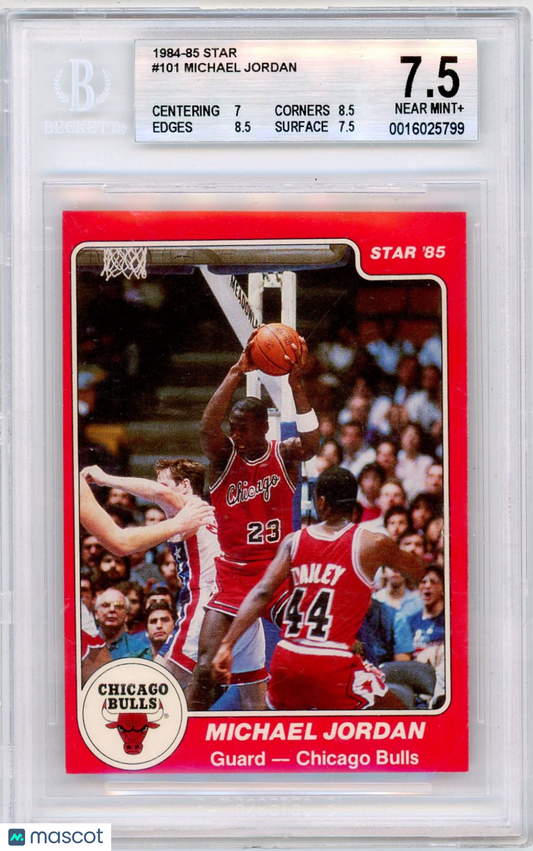 1984 Star Michael Jordan XRC #101 BGS 7.5