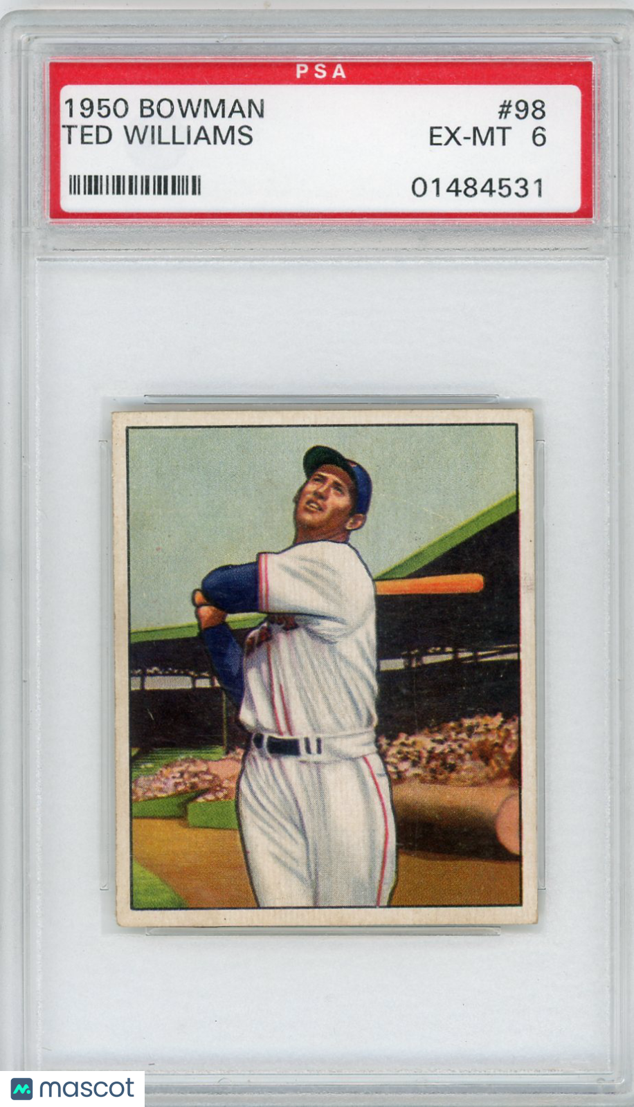 1950 Bowman Ted Williams #98 PSA 6