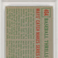 1959 Topps Mays' Catch Makes #464 Series History PSA 8