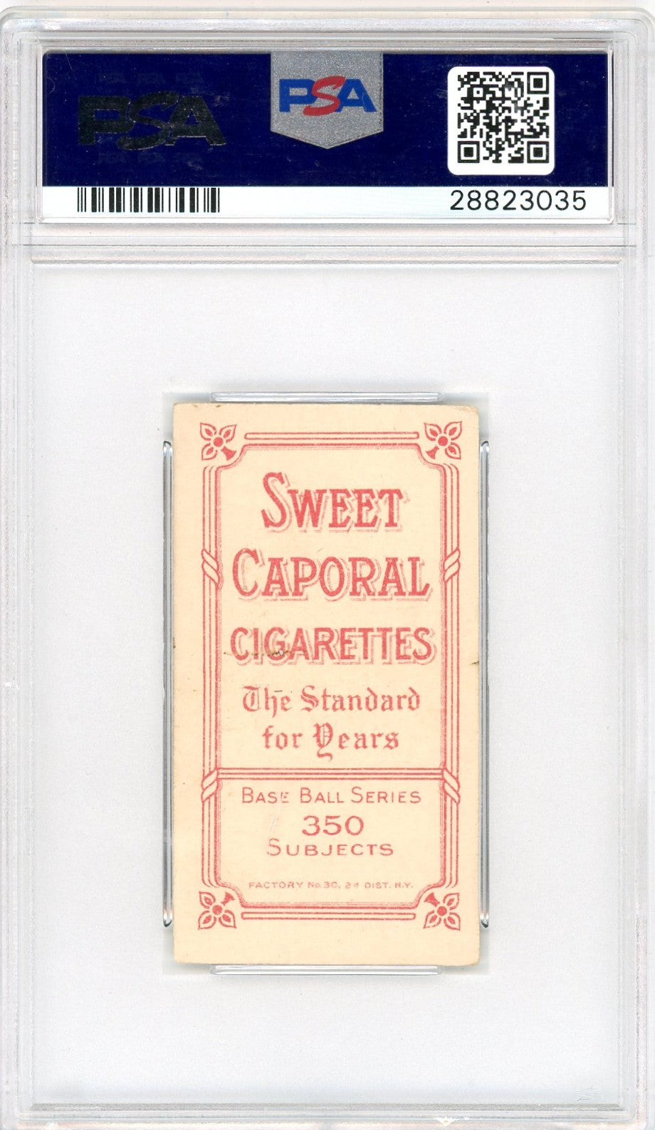 1909-11 T206 Sweet Caporal 350/30 Harry Lumley PSA 4.5
