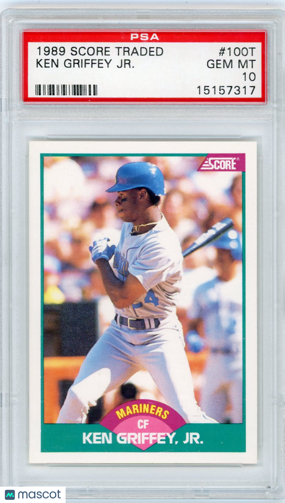 1989 Score Traded Ken Griffey JR. #100T PSA 10