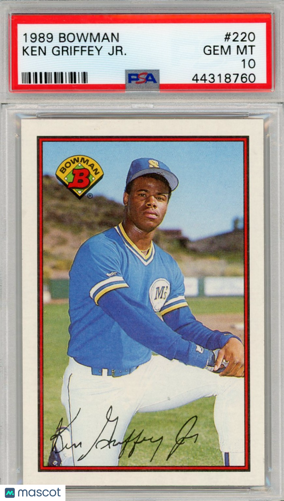1989 Bowman Ken Griffey JR. #220 PSA 10