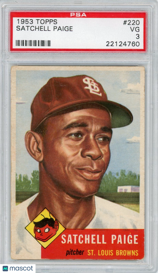 1953 Topps Satchell Paige #220 PSA 3