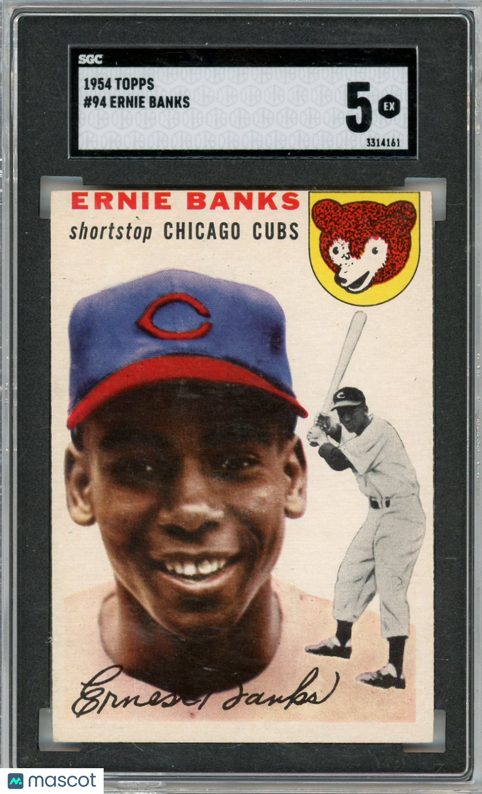 1954 Topps Ernie Banks #94 SGC 5