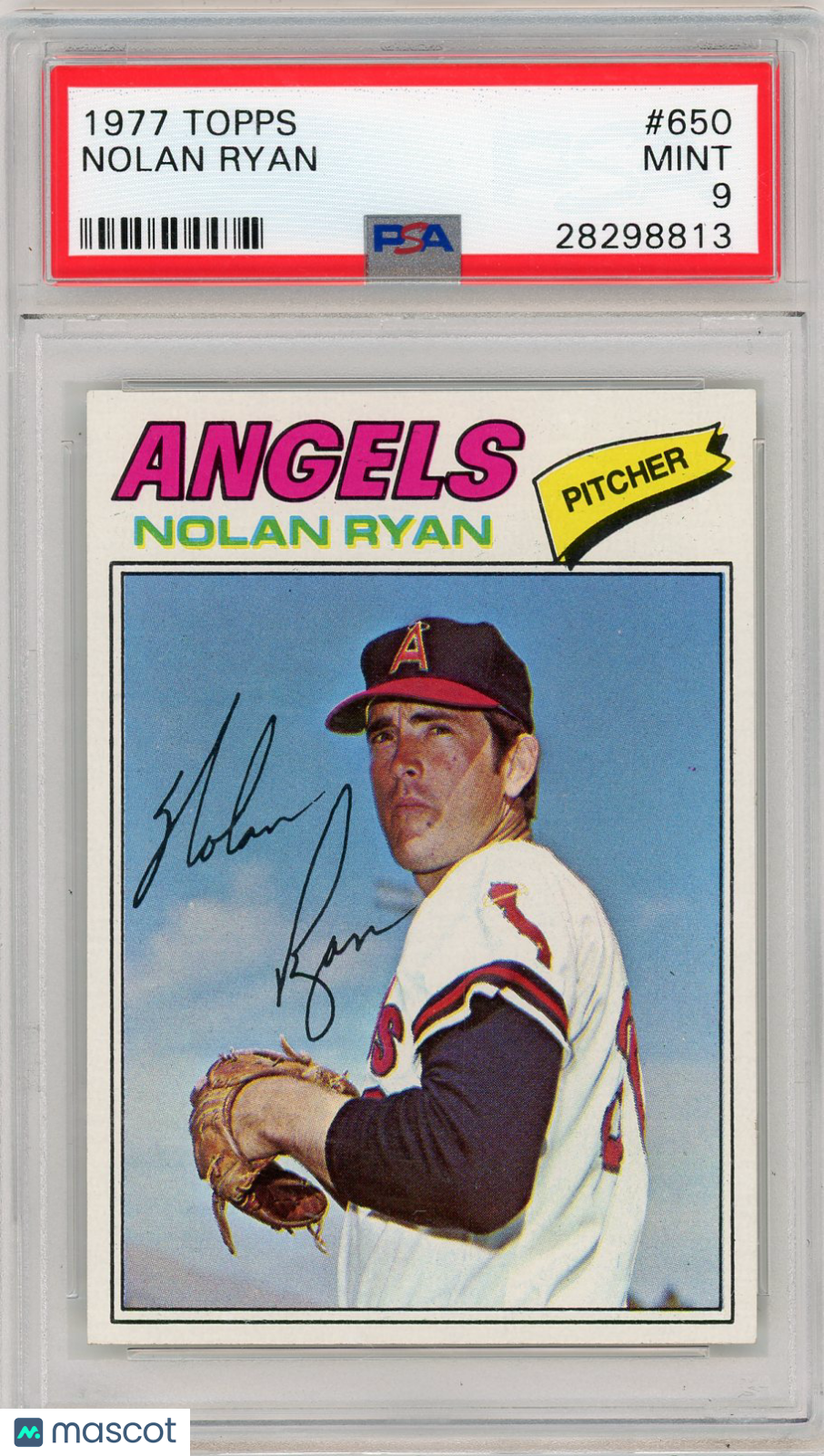 1977 Topps Nolan Ryan #650 PSA 9