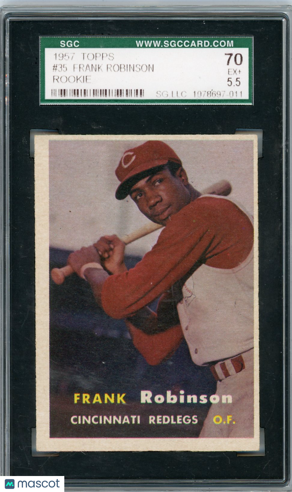 1957 Topps Frank Robinson #35 SGC 5.5