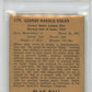 1940 Play Ball George Sisler #179 PSA 4