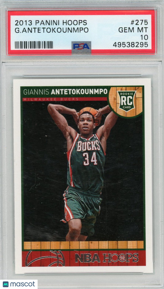 2013 Panini Hoops G. Antetokounmpo #275 PSA 10